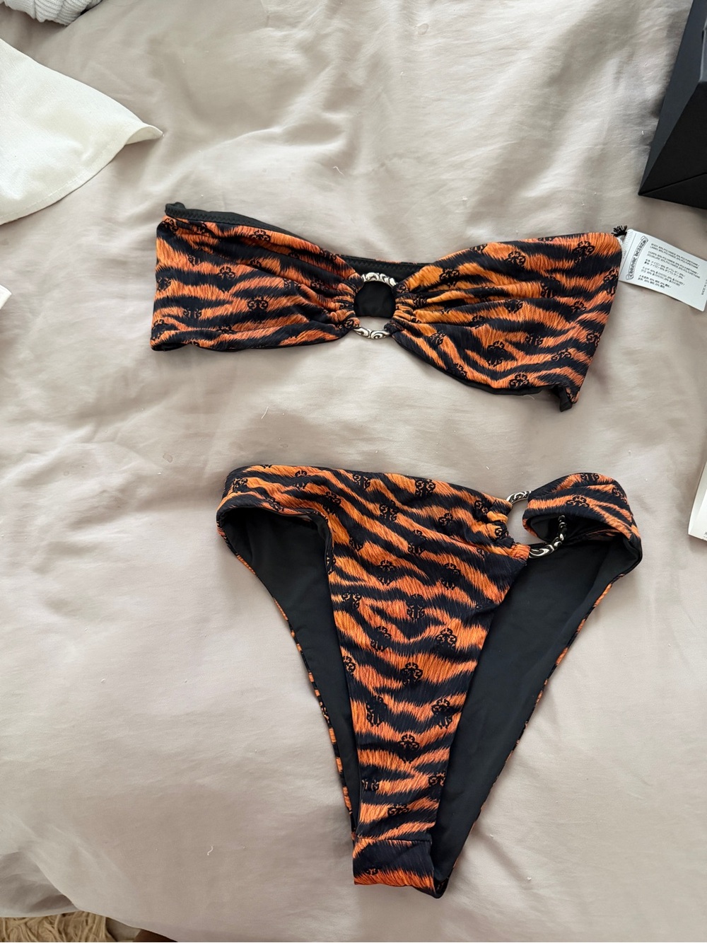 Chrome Hearts Tiger Print bikini